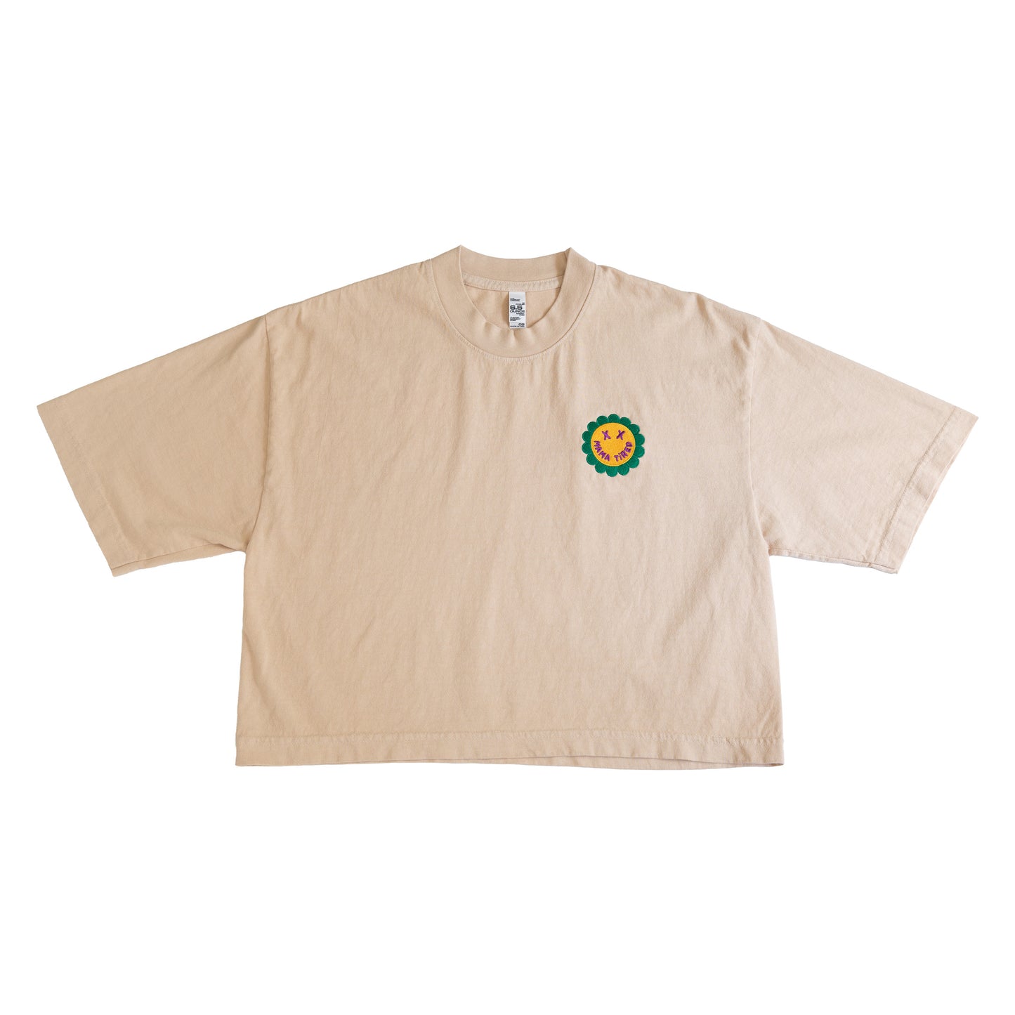 MAMA TIRED Spring Crop Tee